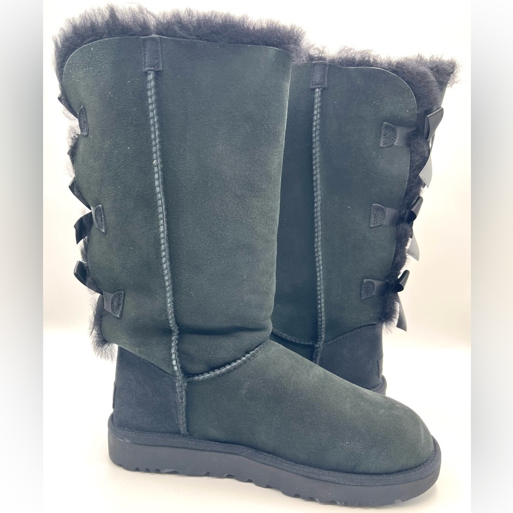 UGG BAILEY BOW TALL II Sheepskin Boots - Picture 6 of 13